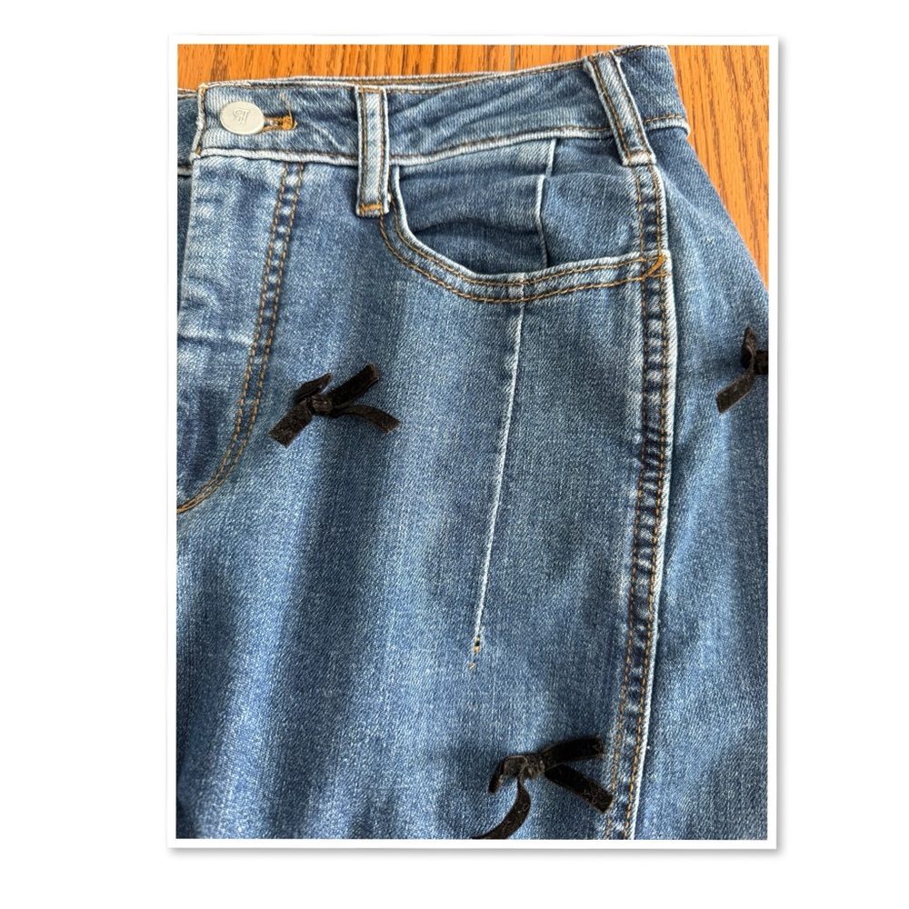 Pilcro The Kenna Heritage Barrel Jeans - Bow Edition - Picture 8 of 15